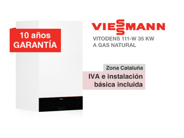 CALDERA VIESSMANN VITODENS 111-W 35 KW A GAS NATURA