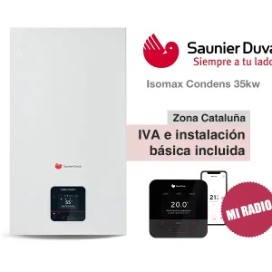 CALDERA SAUNIER DUVAL ISOMAX CONDENS 35 KW A GAS NATURAL