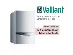 CALDERA VAILLANT ECOTEC PLUS ACTOSTOR VMI 306/5-5 H-ES