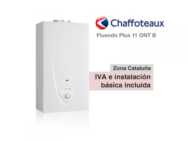 CALENTADOR CHAFFOTEAUX FLUENDO PLUS 11 ONT B A GAS NATURAL