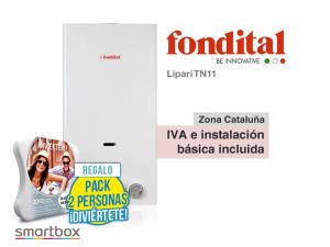 CALENTADOR FONDITAL LIPARI TN11 A GAS NATURAL