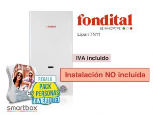 CALENTADOR FONDITAL LIPARI TN11 A GAS NATURAL (SIN INSTALACIÓN)
