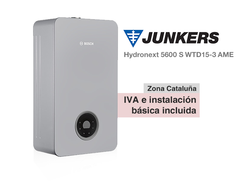 CALENTADOR JUNKERS HYDRONEXT 5600 S WTD 15-3 AME - Calderas y Calefacción