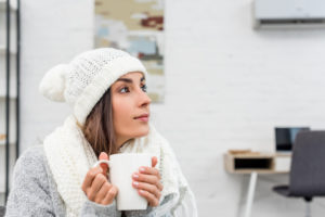 aire acondicionado en invierno