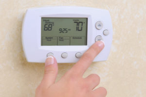 termostato digital en primavera