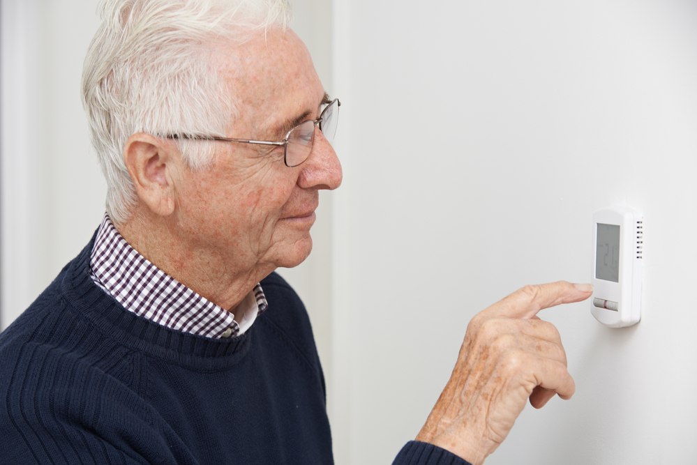 termostato digital para los adultos mayores